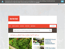 Tablet Screenshot of goerdetselv.dk
